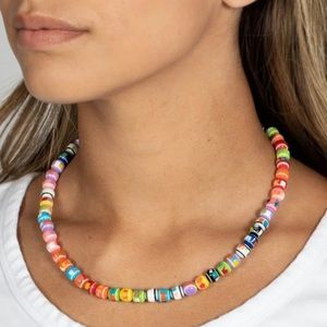 Rainbow Bead Necklace